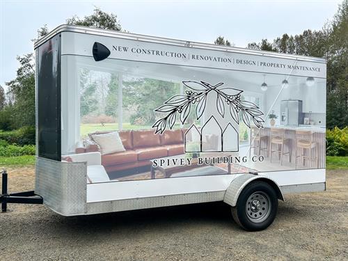 2nd side of Spivey Realty Trailer Wrap 