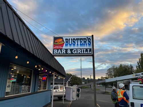 Busters Bar & Grill Reface/LED Retro 