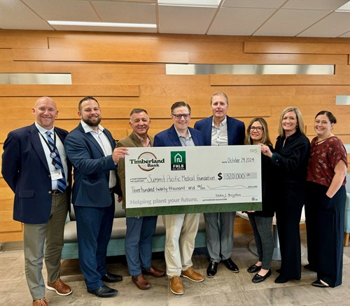 Summit Pacific Medical Foundation FHLB check presentation 