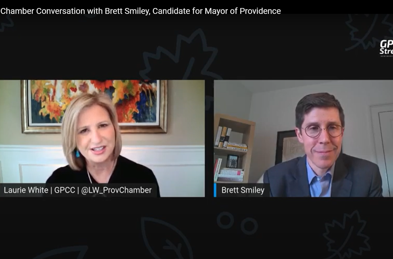 A Conversation with Brett Smiley, Candidate for Mayor of Providence