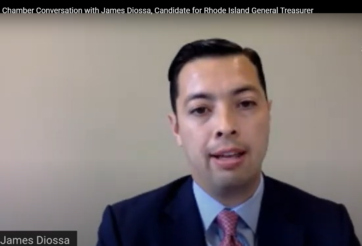 A Conversation with James Diossa, Candidate for RI General Treasurer