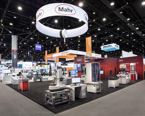 Mahr's booth at the 2022 IMTS Show