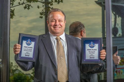 Providence Journal Readers' Choice Award Winner for Best Attorney and Best Law Firm in RI