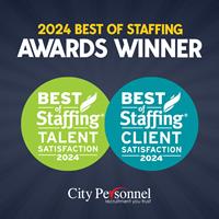 City Personnel Recognized with ClearlyRated's 2024 Best of Staffing Awards for Client and Talent Satisfaction