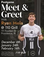 Meet & Greet Friars Guard Ryan Mela at 110 Grill