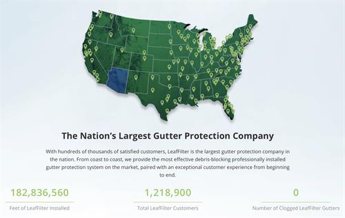 Nation’s Largest Gutter Protection Company
