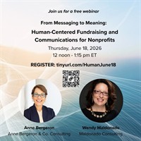Human-Centered Fundraising for Nonprofits: Free online workshop