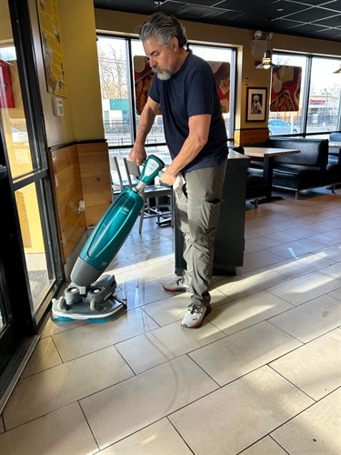 Auto Scrubbing Floor Service for Raising Canes