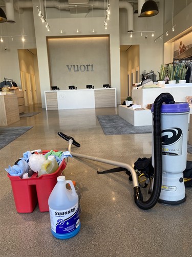 Grand Opening Cleaning Service for Vuori