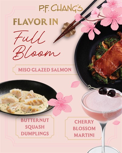 In full bloom Seasonal Menu