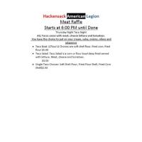 Hackensack American Legion Meat Raffle