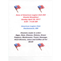 Hackensack American Legion SAL Breakfast