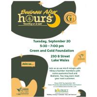2022 - Business After Hours - Green & Gold Foundation - Tues., 9-20-22