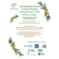 2022 Holiday Luncheon & Annual Meeting @ The Vanguard School, 12/2/2022