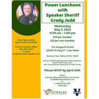 2023 Power Lunch with Grady Judd, Wed., May 3, 2023