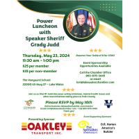 2024 Power Lunch with Grady Judd, Thurs., May 23, 2024