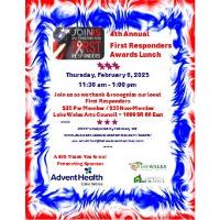 2025 4th Annual 1st Responders Award Lunch, Thurs., 2-6-25