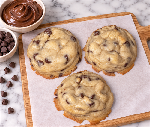 Nutella stuffed cookies