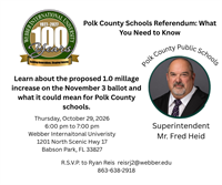 Webber International University to Host Polk County Schools Ballot Initiative Presentation