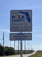 Webber International University Helps Keep Polk County Beautiful