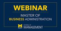 UM Flint Masters of Business Administration (MBA) Webinar