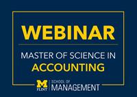 Master of Science in Accounting (MSA) Webinar