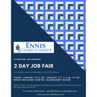 2023 Ennis Chamber of Commerce: Job Fair