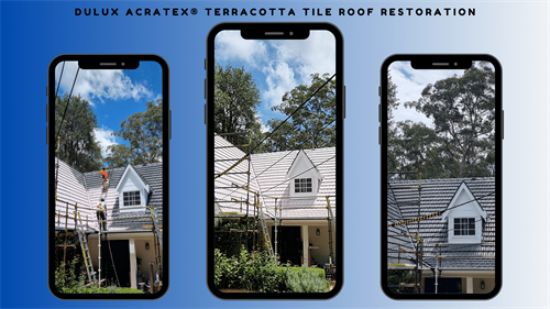 Dulux Acratex Glazed Terracotta Roof Restoration 