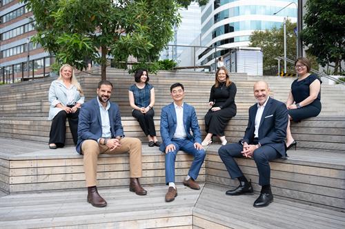 LHP Team - Samantha Scarpin, Tony Rimac, Ella Alavi, Cliff Wang, Brittany Birch, Nick Plataniotis and Deborah Liu