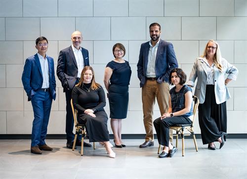 LHP Team - Cliff Wang, Nick Plataniotis, Brittany Birch, Deborah Liu, Tony Rimac, Ella Alavi and Samantha Scarpin