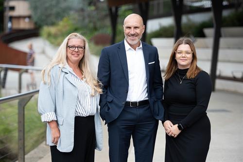 LHP Team - Samantha Scarpin, Nick Plataniotis and Brittany Birch