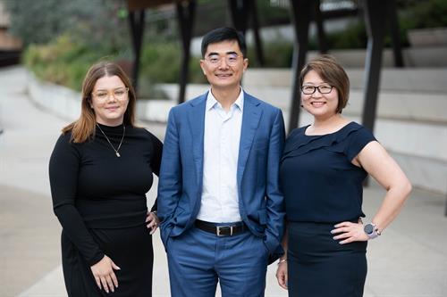 LHP Team - Brittany Birch, Cliff Wang and Deborah Liu