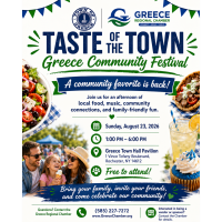 Taste of the Town Greece Community Festival