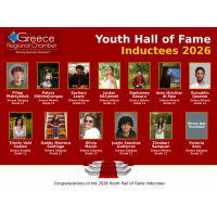 Greece Regional Chamber Celebrates 2026 Youth Hall of Fame Inductees