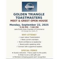 The Golden Triangle ToastMasters Open House