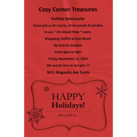 2025 Holiday Spectacular at Cozy Corner Treasures