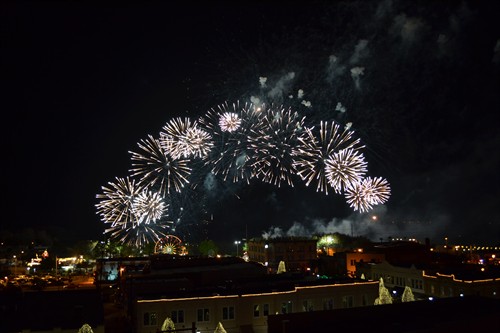 Firework show in Eustis