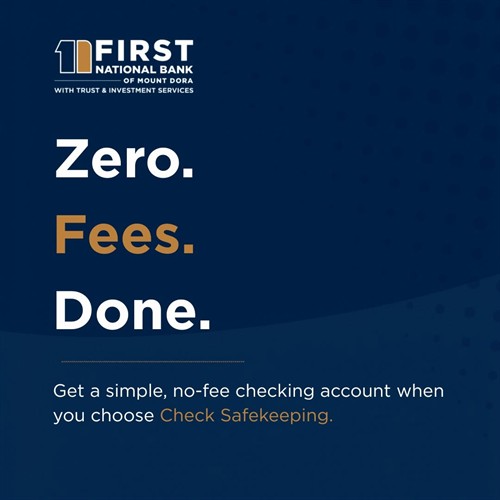 Zero. Fees. Done.