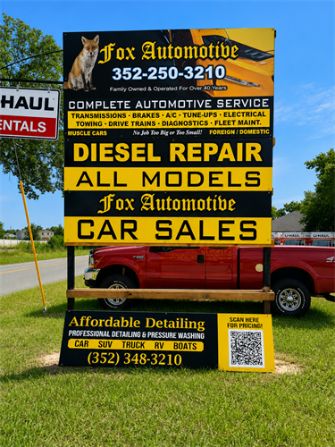 FRONT SIGN