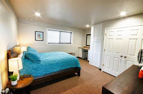 Bedroom at at The Spring Street Hideaway in Downtown Tahlequah Oklahoma Bedroom at at The Spring Street Hideaway in Downtown Tahlequah Oklahoma