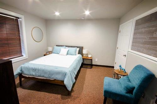 Bedroom at at The Spring Street Hideaway in Downtown Tahlequah Oklahoma Bedroom at at The Spring Street Hideaway in Downtown Tahlequah Oklahoma