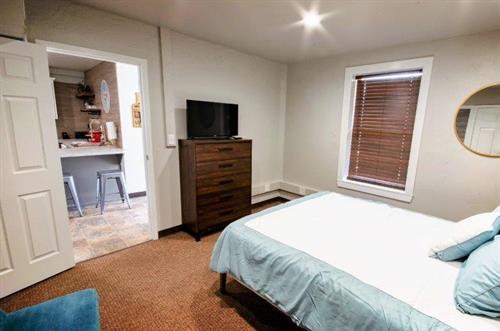 Bedroom at at The Spring Street Hideaway in Downtown Tahlequah Oklahoma Bedroom at at The Spring Street Hideaway in Downtown Tahlequah Oklahoma