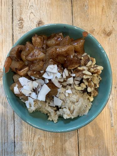 Baked Apples And Oatmeal By The Plant Based Concierge