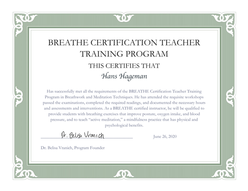 Breathe Coach Certification