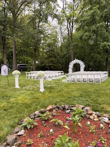 Ceremony setup