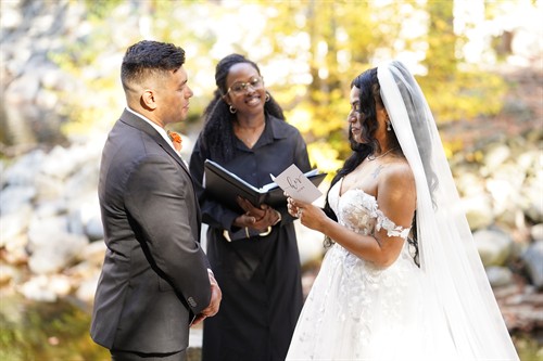 Officianating a wedding