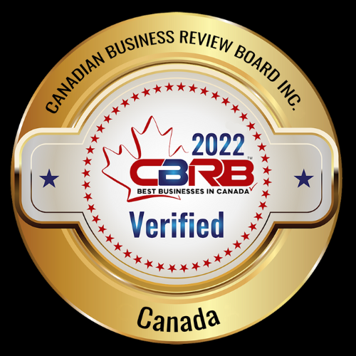 Canadian Business Review Board Inc. Award: Best Business in Canada 2022 - Oshawa 
