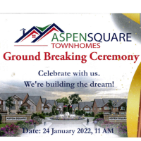 Aspen Square Townhomes - Ground Breaking Ceremony (CANCELLED DUE TO INCLEMENT WEATHER)