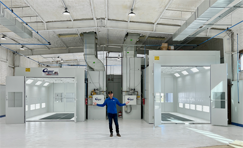 Brand new, state-of-the-art paint booths