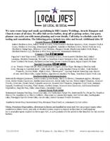 Local Joe's Kitchen - San Marcos